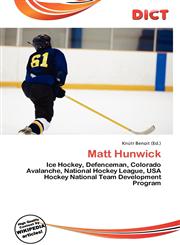 Matt Hunwick,6136822229,9786136822228