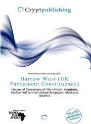 Harrow West (UK Parliament Constituency),6138439007,9786138439004