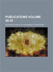 Publications Volume 29-35,1154057879,9781154057874