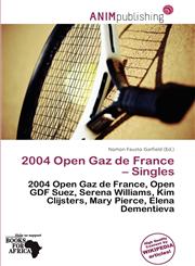 2004 Open Gaz de France - Singles,6137462609,9786137462607