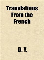 Translations From the French,1150637145,9781150637148