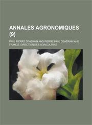 Annales Agronomiques (9 ),1153551799,9781153551793