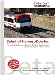 Bahnhof Hervest-Dorsten,6134650609,9786134650601