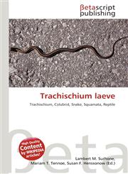 Trachischium laeve,613519836X,9786135198362