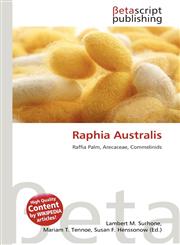 Raphia Australis,6134877638,9786134877633
