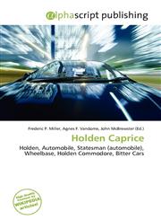 Holden Caprice,6136513005,9786136513003