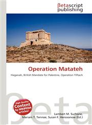 Operation Matateh,6135396862,9786135396867
