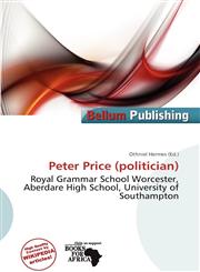 Peter Price (politician),6200688885,9786200688880