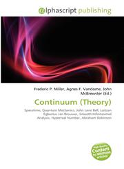 Continuum (Theory),6134353027,9786134353021