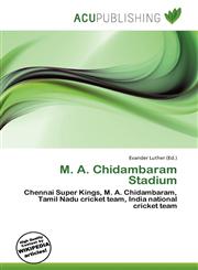 M. A. Chidambaram Stadium,6136711656,9786136711652