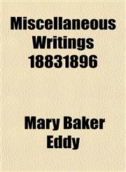 Miscellaneous Writings 18831896,1153036509,9781153036504