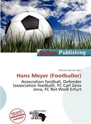 Hans Meyer (Footballer),6137368432,9786137368435
