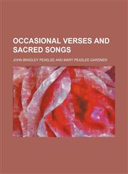 Occasional verses and sacred songs,1151322016,9781151322012