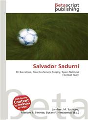 Salvador Sadurní,6135004395,9786135004397