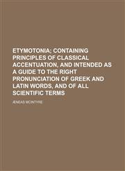 Etymotonia,1130725790,9781130725797