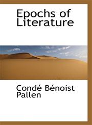 Epochs of Literature,1113049650,9781113049650