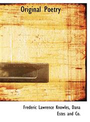 Original Poetry,1140619829,9781140619826