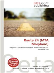 Route 24 (MTA Maryland),6135058495,9786135058499
