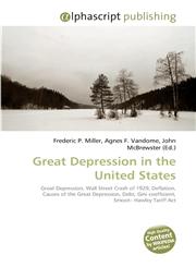 Great Depression in the United States,6130228392,9786130228392