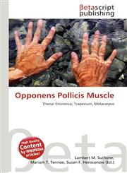 Opponens Pollicis Muscle,6135456989,9786135456981