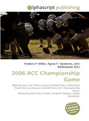 2006 Acc Championship Game,6130072066,9786130072063