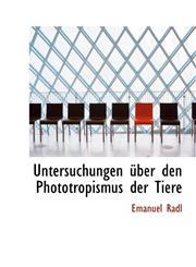 Untersuchungen über den Phototropismus der Tiere,1241663572,9781241663575