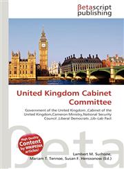 United Kingdom Cabinet Committee,6136178184,9786136178189