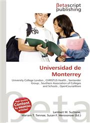 Universidad de Monterrey,6136491184,9786136491189