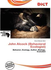 John Alcock (Behavioral Ecologist),6137085325,9786137085325