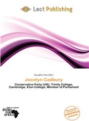 Jocelyn Cadbury,6200738777,9786200738776