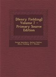 [Henry Fielding] Volume 7 - Primary Source Edition,1287841775,9781287841777