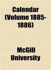 Calendar (Volume 1885-1886),1151944084,9781151944085