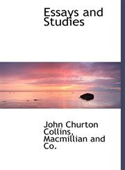Essays and Studies,1140240951,9781140240952