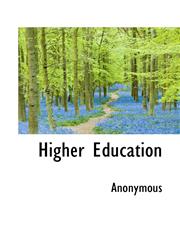 Higher Education,1115933604,9781115933605