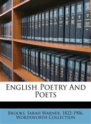 English poetry and poets,1172533784,9781172533787