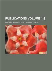 Publications Volume 1-2,1236567242,9781236567246