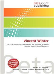 Vincent Winter,6134484717,9786134484718