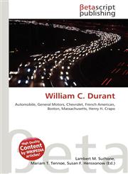 William C. Durant,6130469608,9786130469603