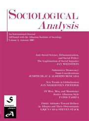 Sociological Analysis 2007,0977666298,9780977666294