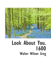 Look About You. 1600,1117610098,9781117610092