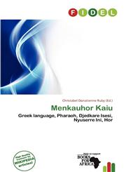 Menkauhor Kaiu,6139631017,9786139631018