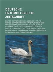 Deutsche entomologische Zeitschrift,1151155365,9781151155368