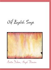 Old English Songs,1140145827,9781140145820