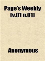 Page's Weekly (v.01 n.01),1152569643,9781152569645