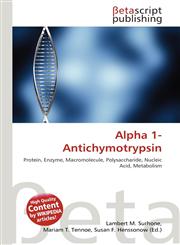 Alpha 1-Antichymotrypsin,6135179705,9786135179705