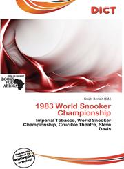 1983 World Snooker Championship,6138248686,9786138248682