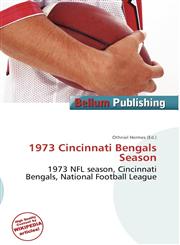 1973 Cincinnati Bengals Season,6135969463,9786135969467