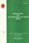 Memorandum for the Bangladesh AID Group - 1995-96