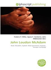 John Loudon McAdam,6132638784,9786132638786
