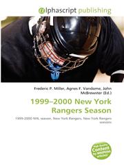 1999-2000 New York Rangers Season,6134159220,9786134159227